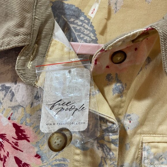 NWT $168 Free People Connor Printed Floral Mini Dress Size Small - Picture 12 of 15